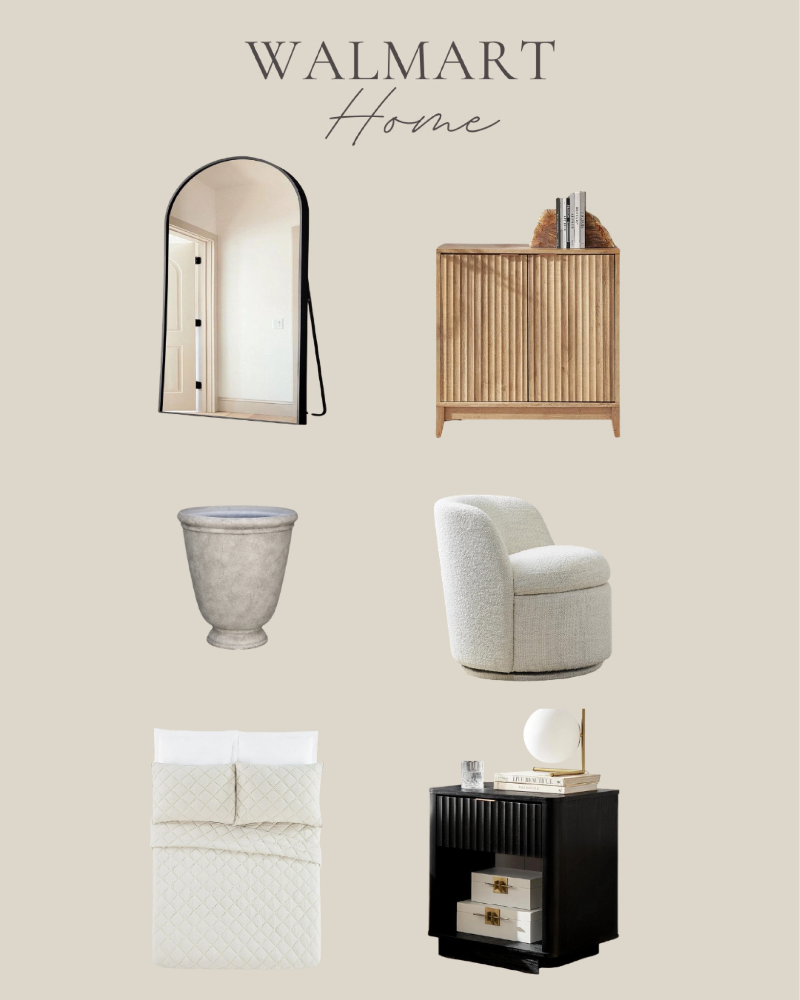 Walmart has so many quality home items. Here are some of my favorites

#nightstand
#mirror


#LTKHome
