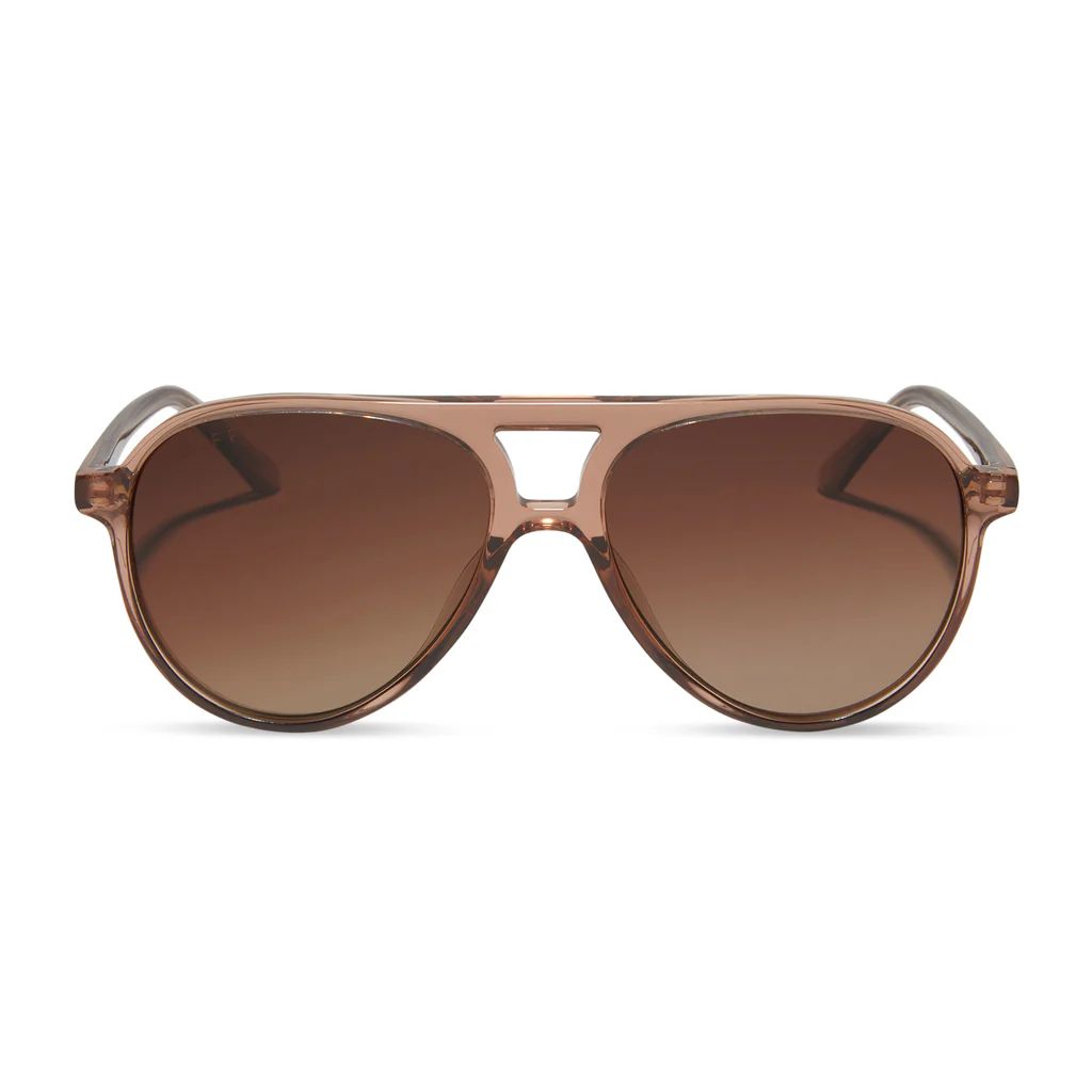 TOSCA II - CAFÉ OLE + BROWN GRADIENT + POLARIZED SUNGLASSES | DIFF Eyewear