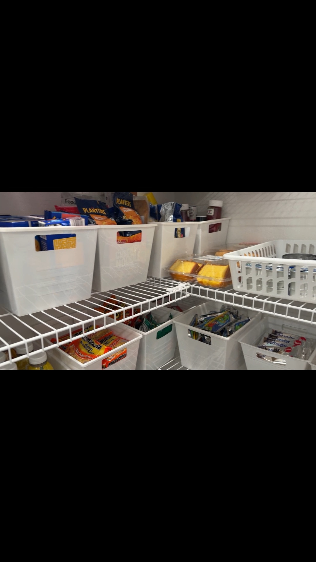 I rarely post my organization tips but I thought I’d share my Pantry Organization. Just a portion of it but you get the picture 