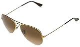 Ray-Ban RB3025 Classic Aviator Sunglasses, Shiny Light Bronze/Pink/Brown Gradient, 58 mm | Amazon (US)