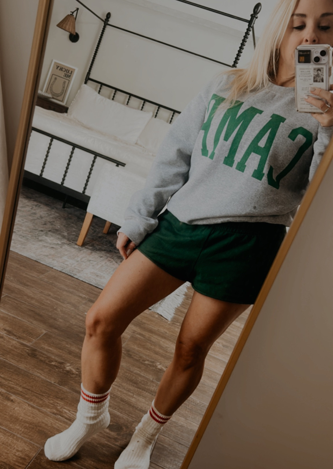 OOTD. These green shorts are adorable and so comfy! 

#LTKStyleTip #LTKActive #LTKFitness