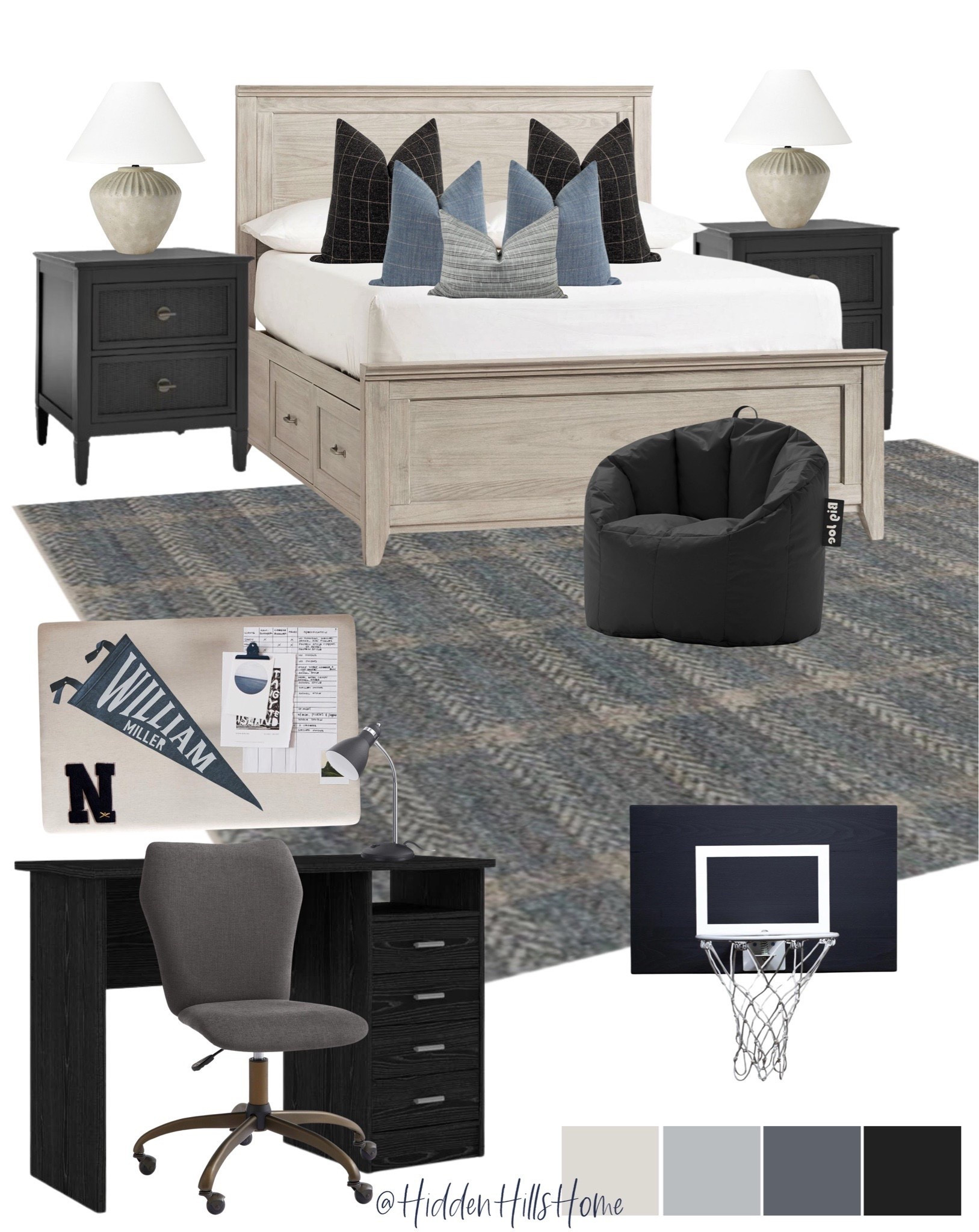 Boys bedroom, boys room decor, boys room mood board, home decor, boys bedroom inspiration, teen boys room ideas #boysroom

#LTKKids #LTKSaleAlert #LTKHome