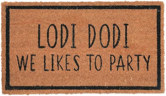 Cooltop Lodi DODI We Like to Party Doormat Funny Doormat Coir Doormat with Non Slip Backing Outdo... | Amazon (US)