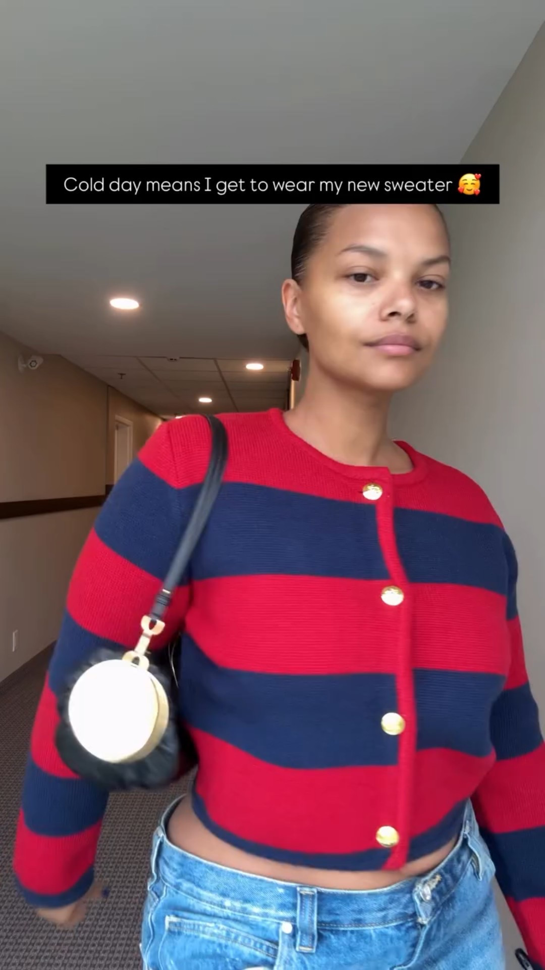 Cold day means I get to wear my new sweater 🥰