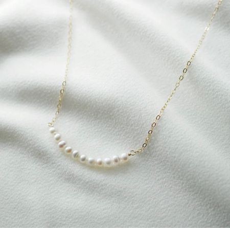 Bridesmaid gift | Bride gift | Bridal party gifts | bridal party | pearl necklace | gold necklace 

#LTKwedding #LTKGiftGuide #LTKstyletip