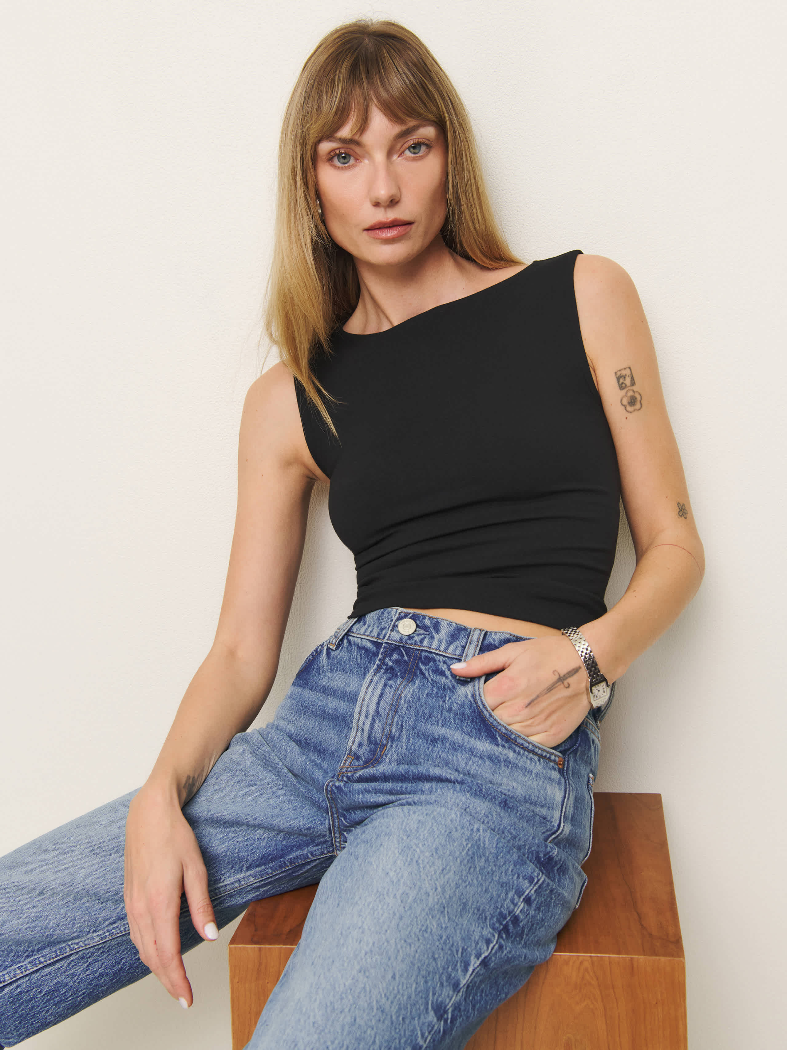 Dusk Knit Top | Reformation (Global)