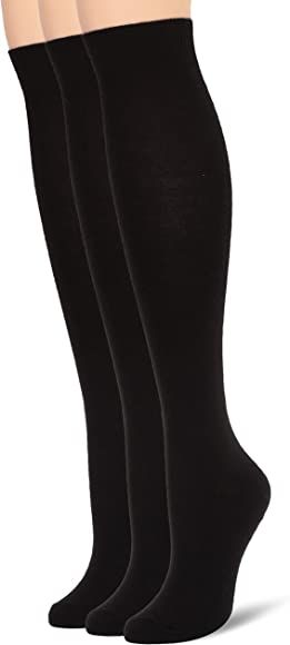 HUE Women’s Flat Knit Knee High Socks | Amazon (US)