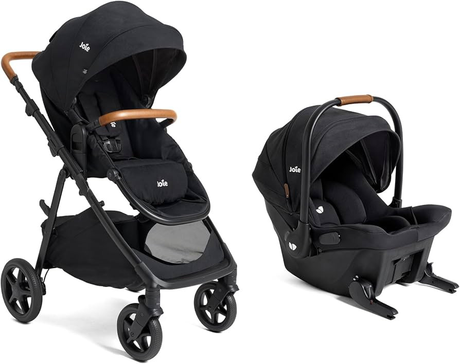Joie Ginger and Mint Latch Travel System – 4-in-1 Travel System with Base-Free Infant Car Seat ... | Amazon (US)