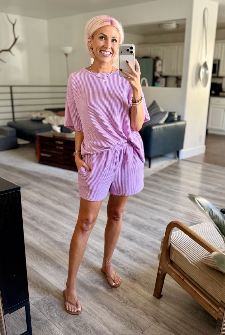 How gorgeous is this color??  Set: Medium // Shoes: TTS 

 #LTKootd #LTKSaleAlert
