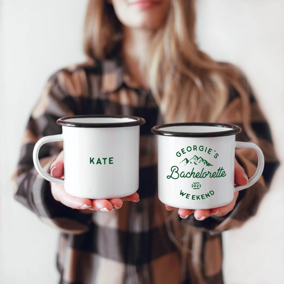 Bridal Party Mugs Bachelorette Party Cups Campfire Mugs Bachelorette Gifts Camping Mugs Bachelore... | Etsy (US)