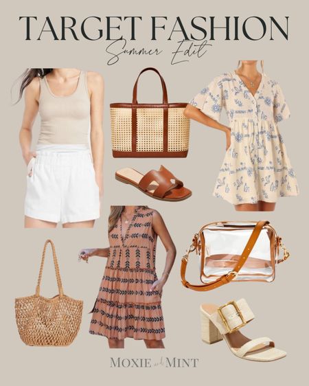 Target fashion and summer outfit ideas! These are the cutest shift/midi dresses and pair perfectly with all the cute summer bags/purses/totes!

#LTKSeasonal #LTKstyletip #LTKover40