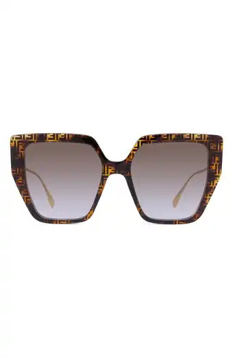 'DiorSignature S11I Gradient Square Sunglasses (Women) | Nordstrom | Nordstrom