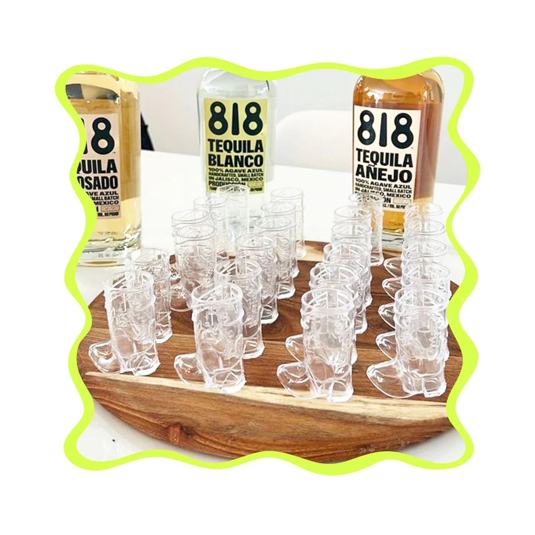 Cowboy Boot Shot Glasses Western Theme Bachelorette Last Rodeo Nash Disco Cowgirl Personalized We... | Etsy (US)