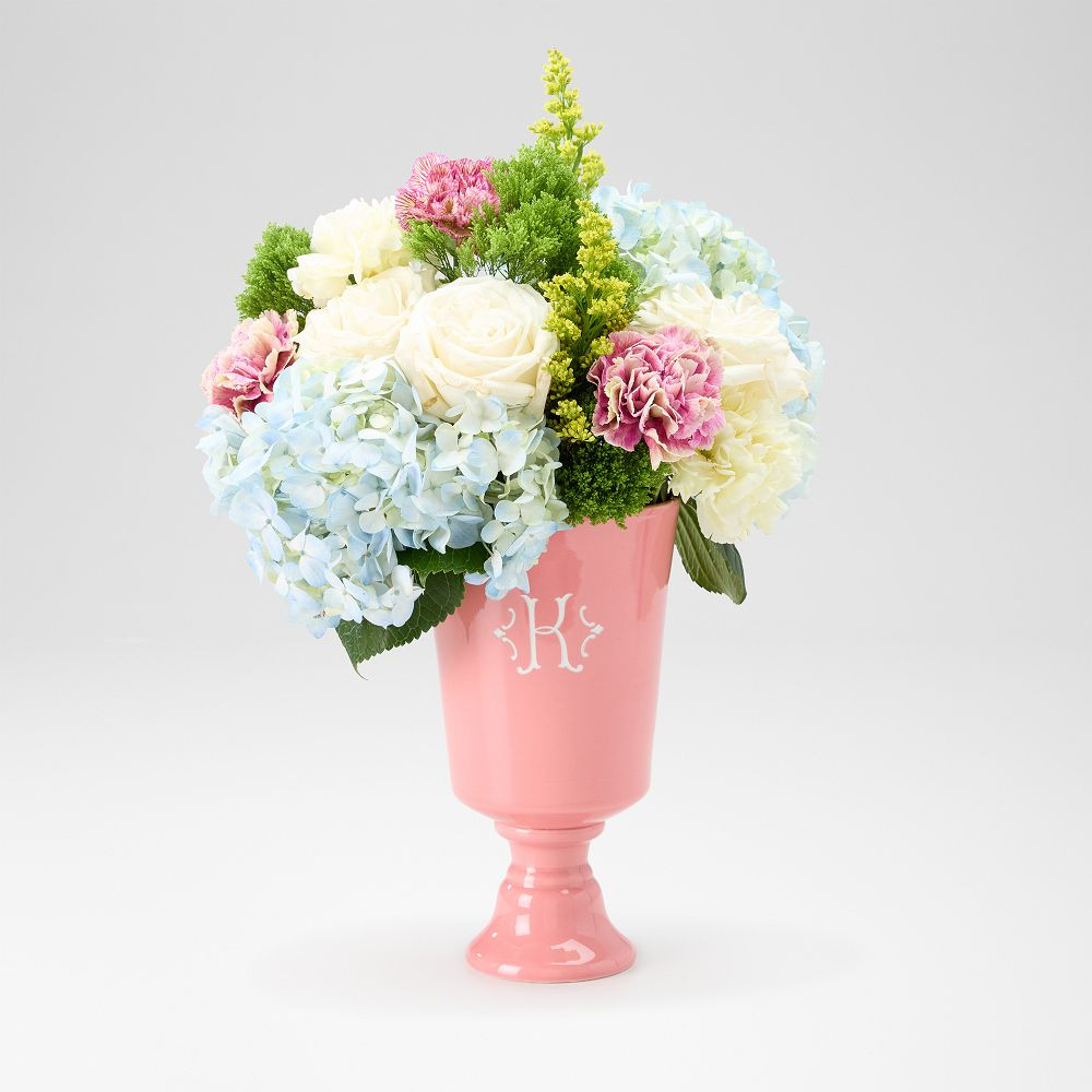 Ceramic Pedestal Vase | Mark and Graham