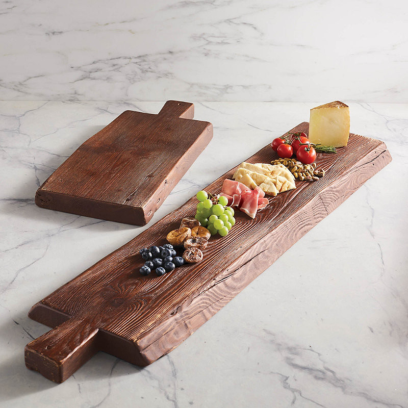 European Charcuterie Board - 12" x 40" Saddle - Frontgate | Frontgate
