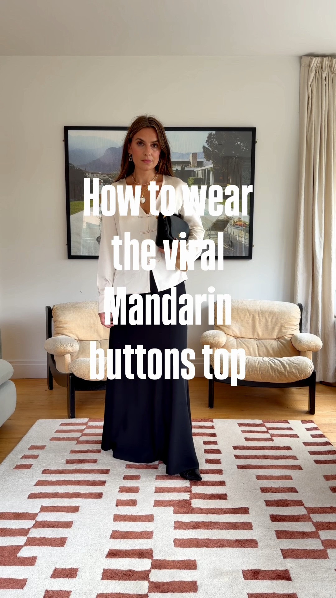 How to wear the viral mandarin buttons top from Aligne

#LTKuk #LTKstyletip #LTKdatenight
