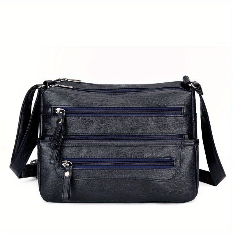 Vintage Multi Layer Crossbody Bag Retro Pu Shoulder Bag - Temu Canada | Temu Affiliate Program