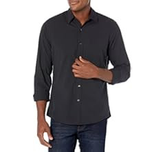 Amazon Essentials Men's Slim-Fit Long-Sleeve Poplin Shirt | Amazon (US)