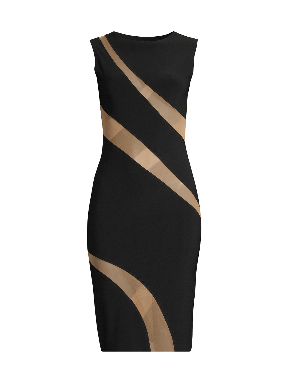 Snake Mesh-Panel Dress | Saks Fifth Avenue