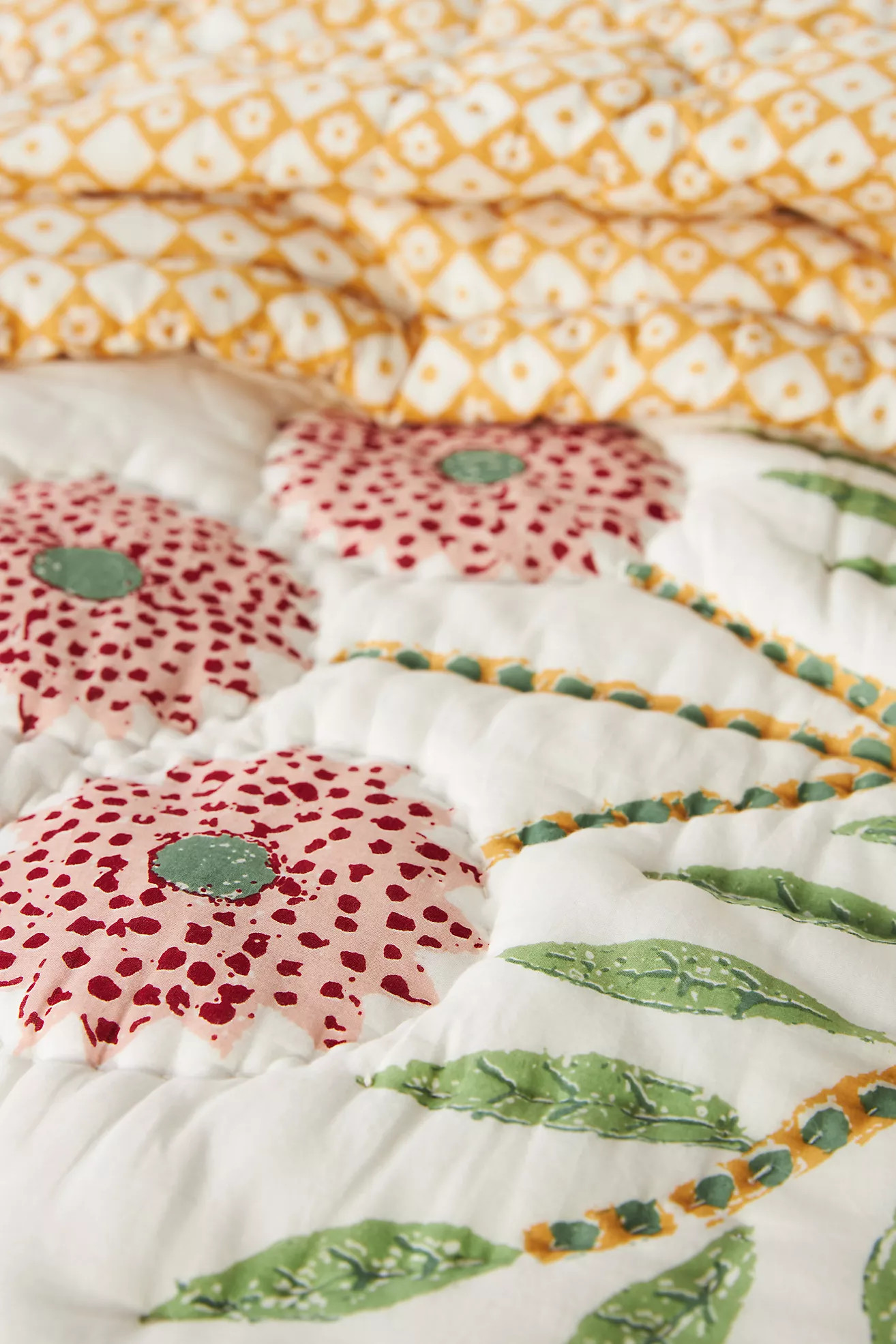 Ellen Merchant Cotton Voile Cottage Quilt | Anthropologie (US)