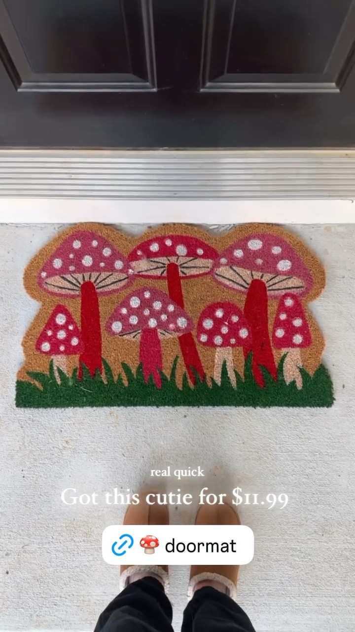 Got this cutie doormat for $11.99 🍄

#LTKHome #LTKSaleAlert #LTKFamily