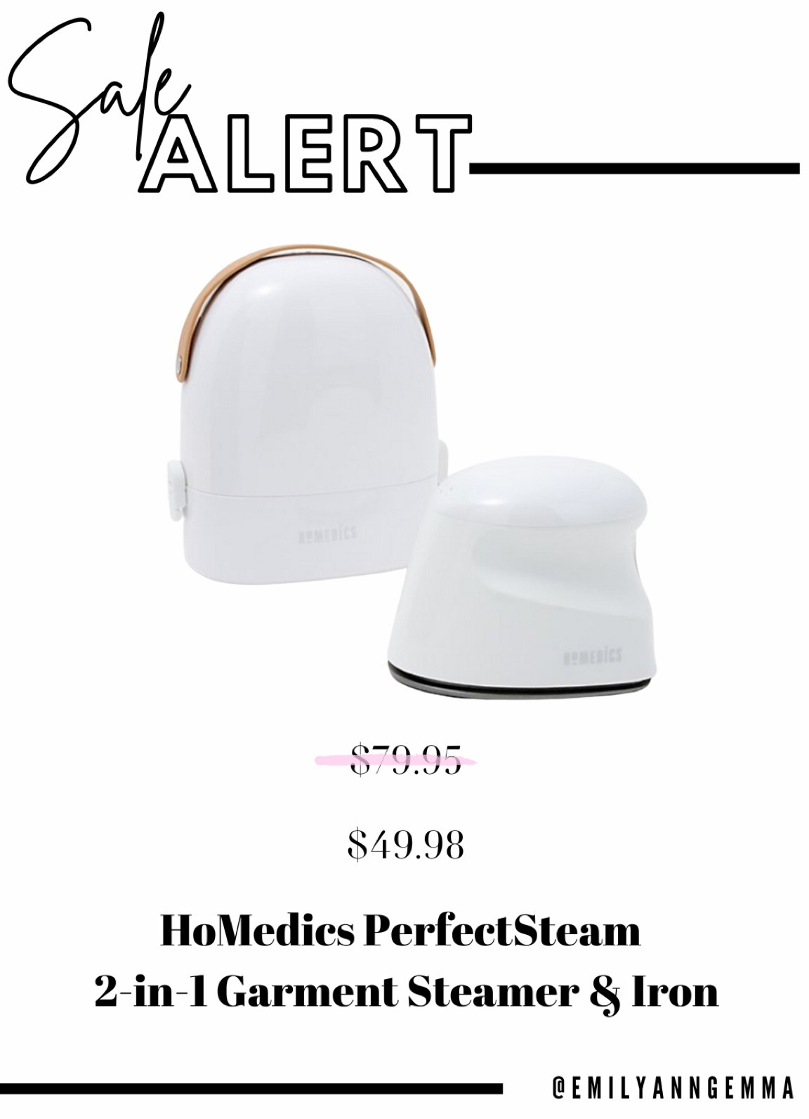 Steamer, Iron, Garment steamer, HoMedics perfect steam 2-in-1 garment steamer & iron, qvc, practical gifts, emily Ann Gemma @qvc #loveqvc #ad 