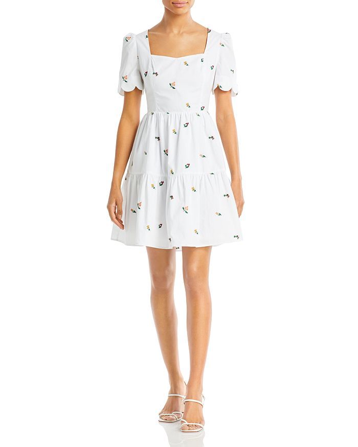Floral Embroidered Mini Dress | Bloomingdale's (US)