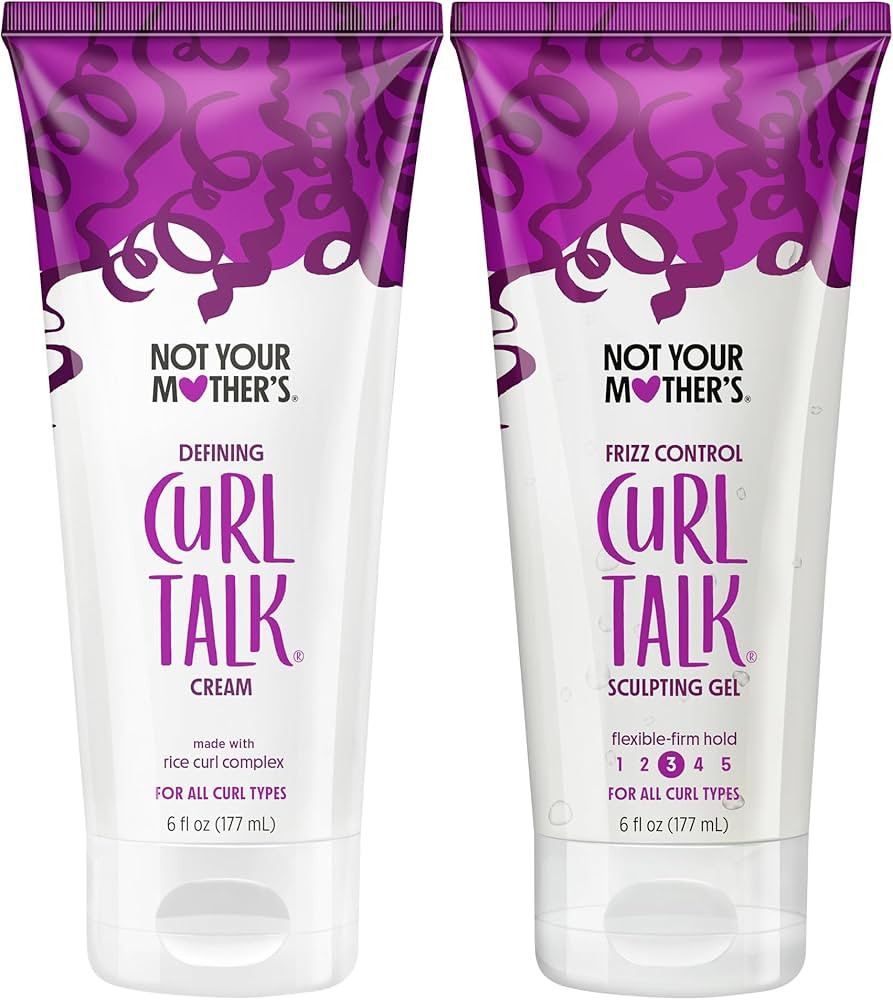 Not Your Mother's Curl Talk Frizz Control Sculpting Gel & Defining Cream (2-Pack) - 6 fl oz - For... | Amazon (US)