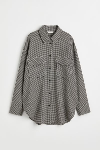 Oversized Twill Overshirt | H&M (US + CA)