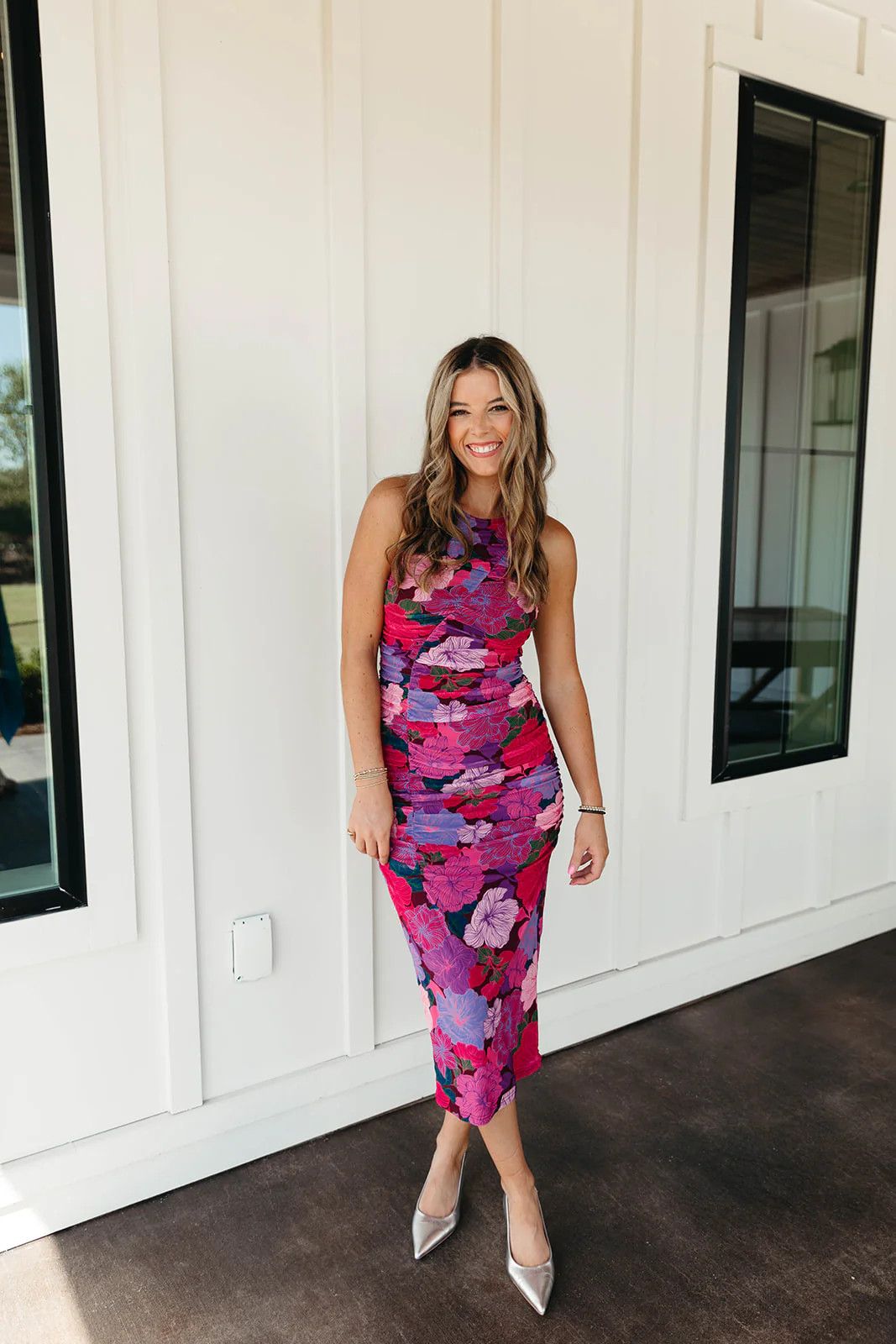 Leona Heel - Silver | Triple Threads