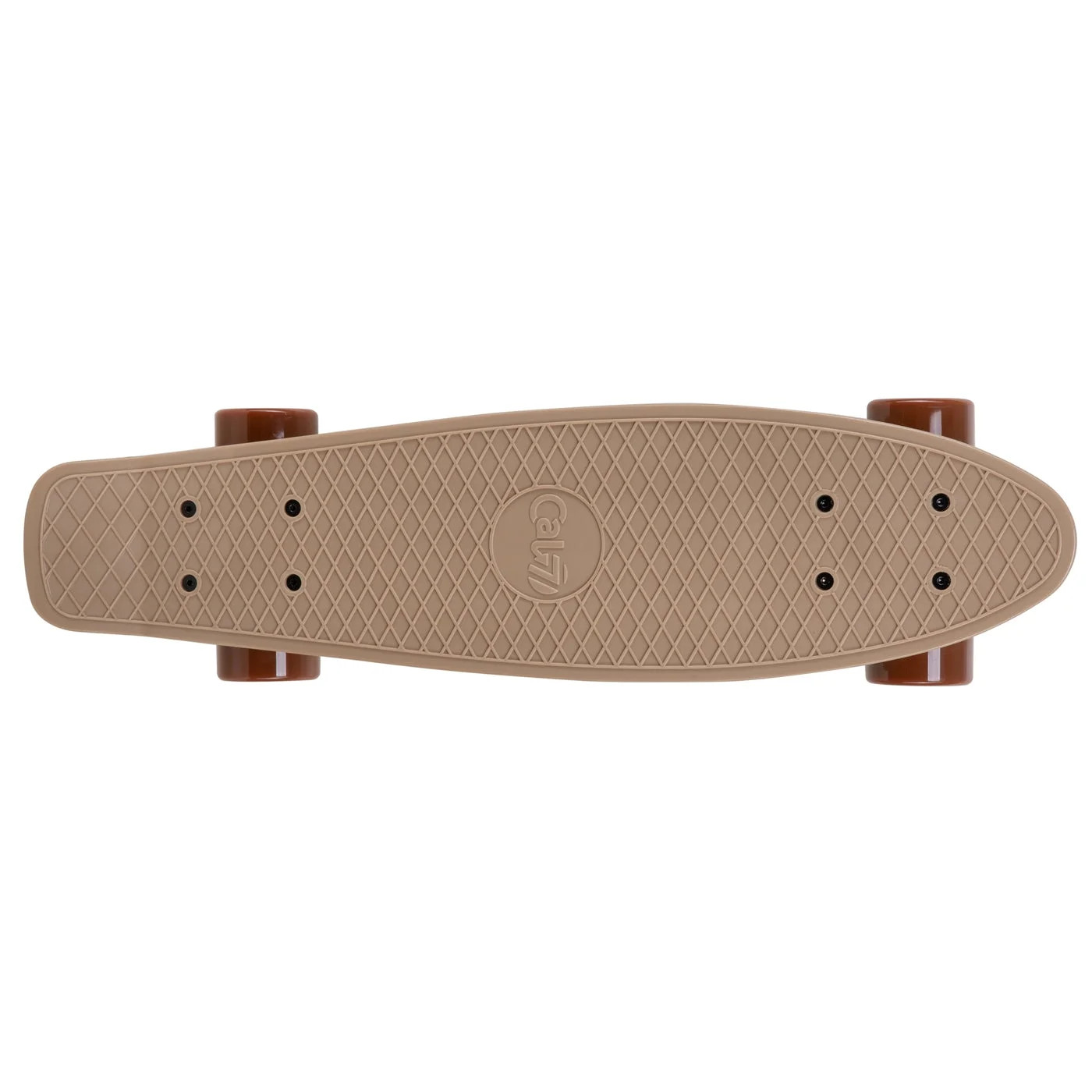 Cal 7 22.5 In. Complete Retro Design Mini Cruiser Skateboard (Brown) | Walmart (US)