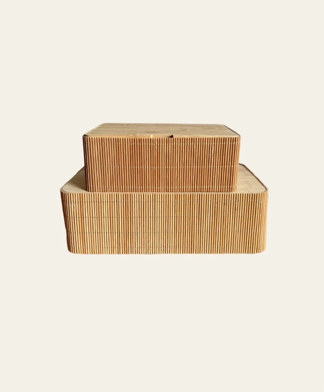 Bamboo Bento Style Storage Box With Lid - Etsy Canada | Etsy (US)