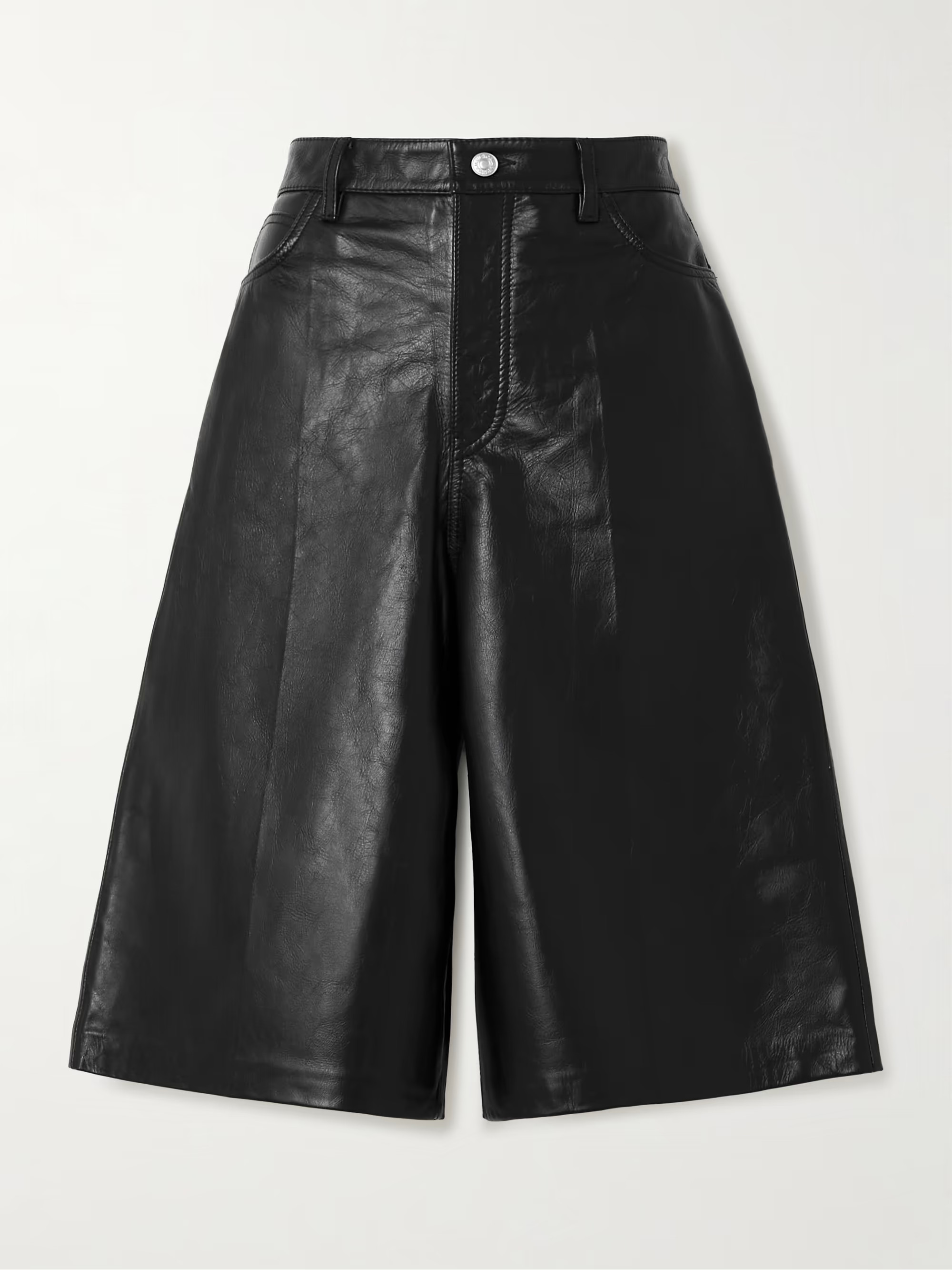 VICTORIA BECKHAM Leather shorts | NET-A-PORTER | NET-A-PORTER APAC