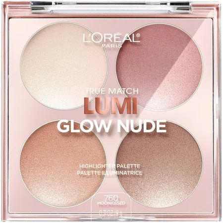 L'Oreal Paris True Match Lumi Glow Nude Highlighter Palette, Moonkissed | Walmart (US)
