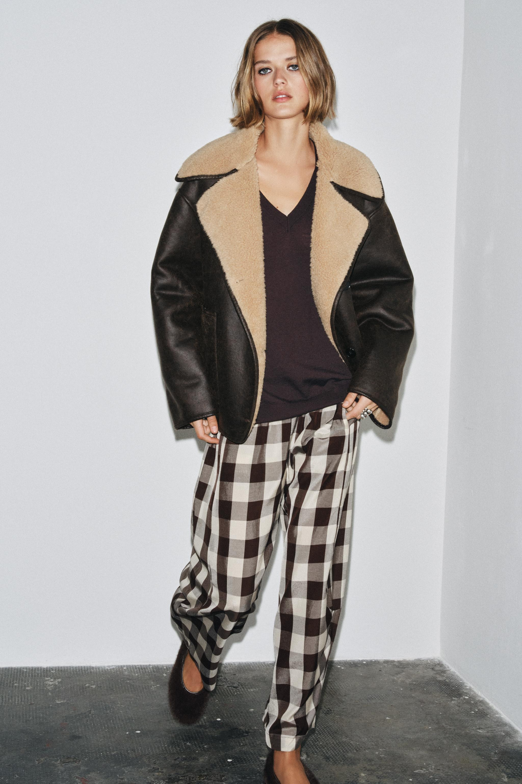 ZW COLLECTION DOUBLE-FACED JACKET | Zara UK