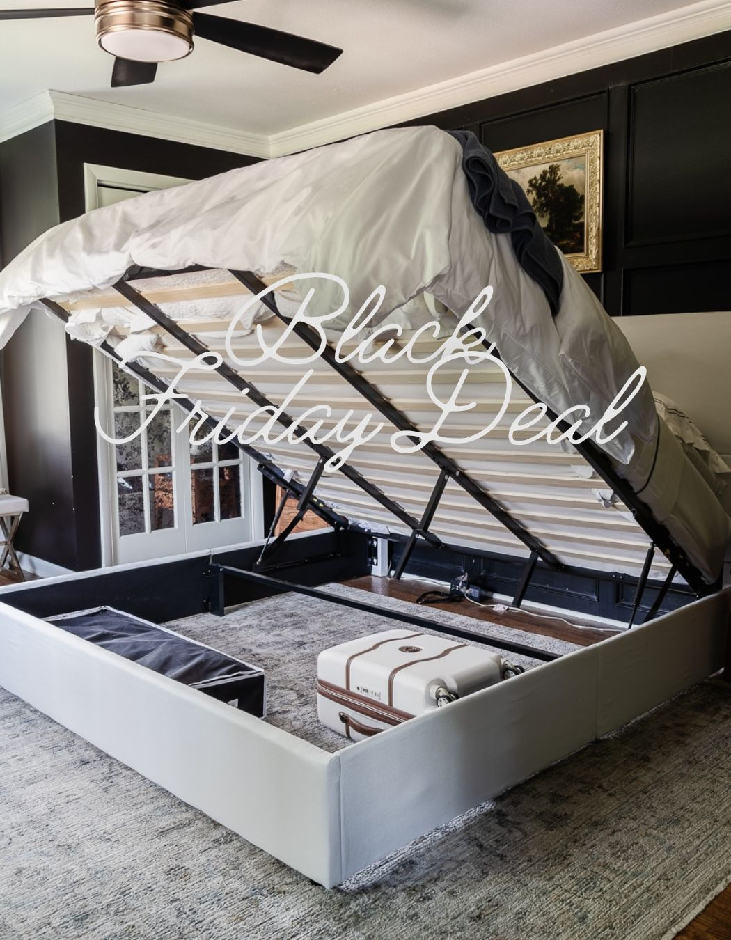 Our Amazon bed is on sale!! We love all the extra storage! Comes in king and queen

#amazonblackfriday #blackfridaydeals #kingbed #upholsteredbed 

 #LTKCyberWeek