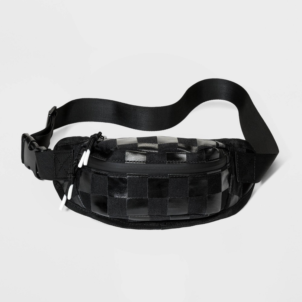 Boys' Checkered Fanny Pack - art class Black | Target
