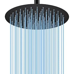 12 Inch Round Rainfall Shower... | Amazon (US)