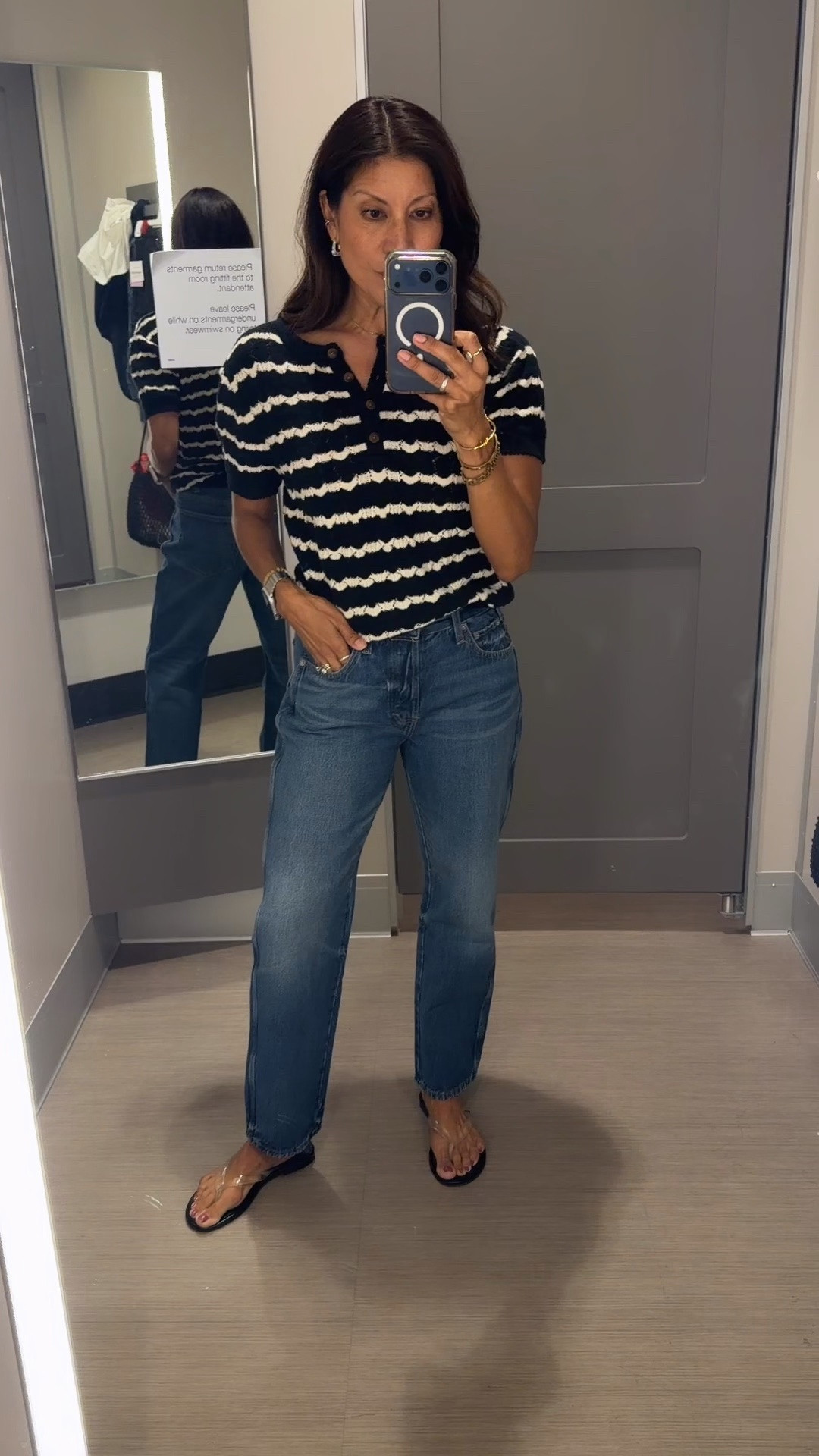 Tried on a few new items @Target 

Mid rise boyfriend jeans size 2 
Could go down in size 
Shirt sleeve Henley small 
Long sleeve xs 
Pullover xs 

Outfit inspiration over 50 
Everyday outfits

#LTKSeasonal #LTKOver40 #LTKPetite