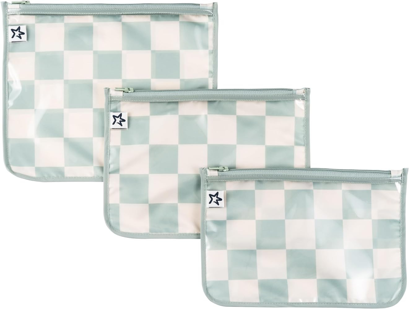 Tiny Twinkle Mess-proof Travel Bags, Airline Compliant, Zipper Closure, Clear Front Pouch, Diaper... | Amazon (US)