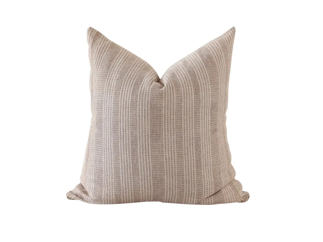Hmong Throw Pillow Cover: Brown Stripe, Thailand Accent - Etsy | Etsy (US)