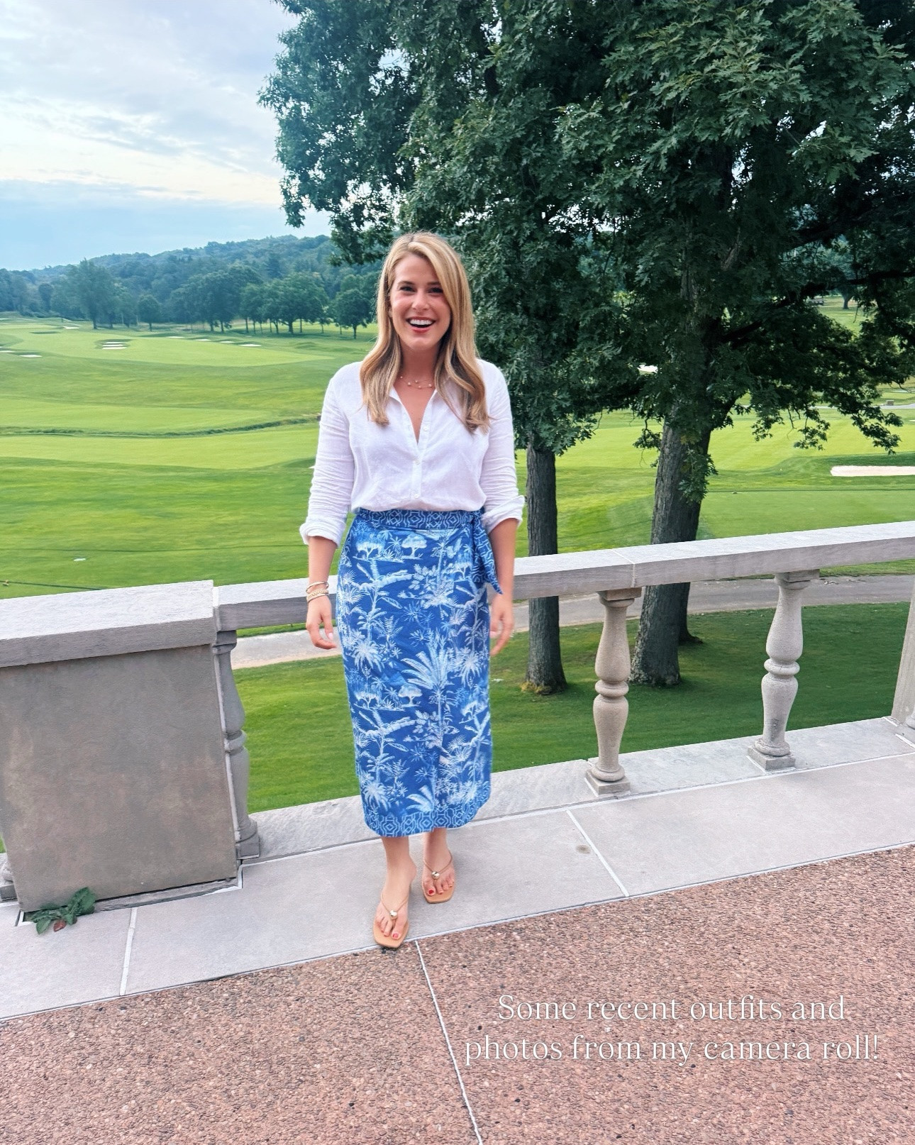 Holding on to ever last bit of summer! What about you, are you ready for fall or savoring this last bit of summer?! Comment OUTFIT for details ❤️ #classicstyle #grandmillenial #pittsburghinfluencer