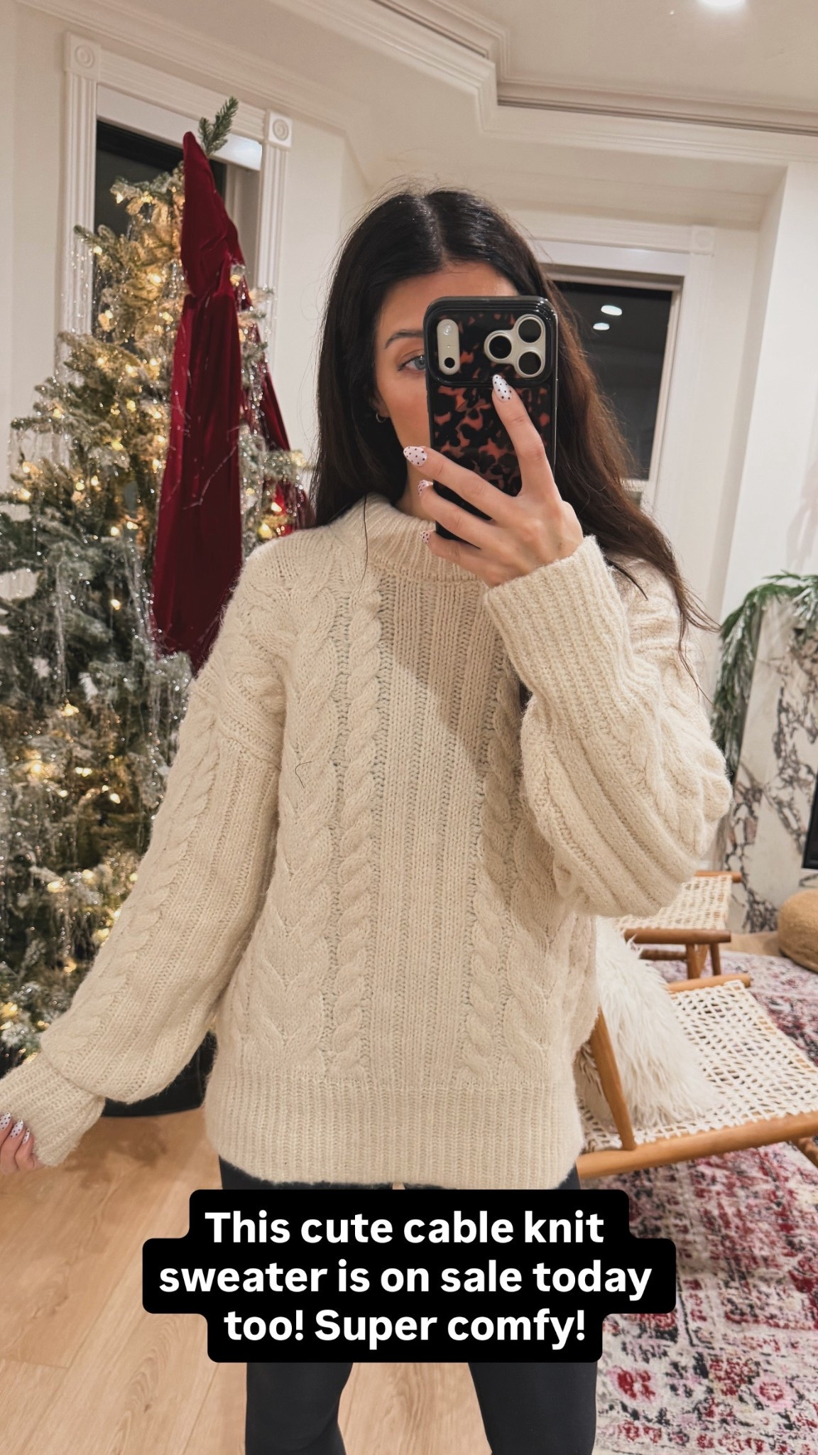 Cute cable knit sweater from target is currently on sale today! I have this size small run TTS 

#LTKHoliday #LTKSeasonal #LTKSaleAlert