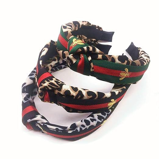 Leopard Headbands For Women By World Top Designer Designing, Sexy Elegant Lady Cross Knot Headban... | Amazon (US)