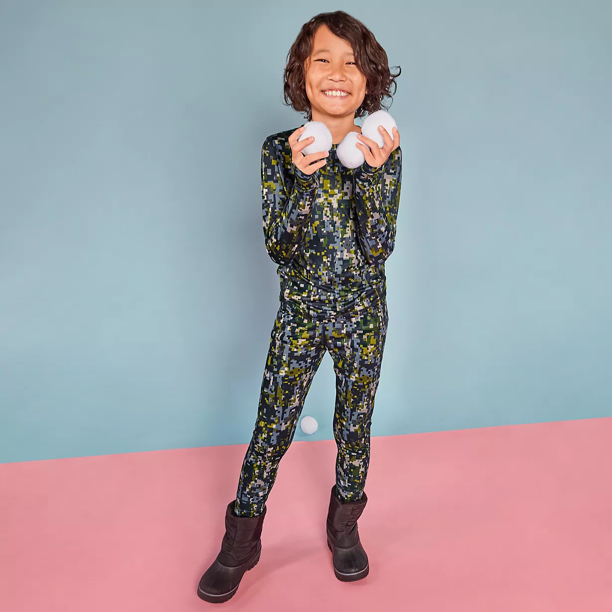 Boys Thermal Base Layer Long Underwear Thermaskin Crew Neck Shirt | Lands' End (US)