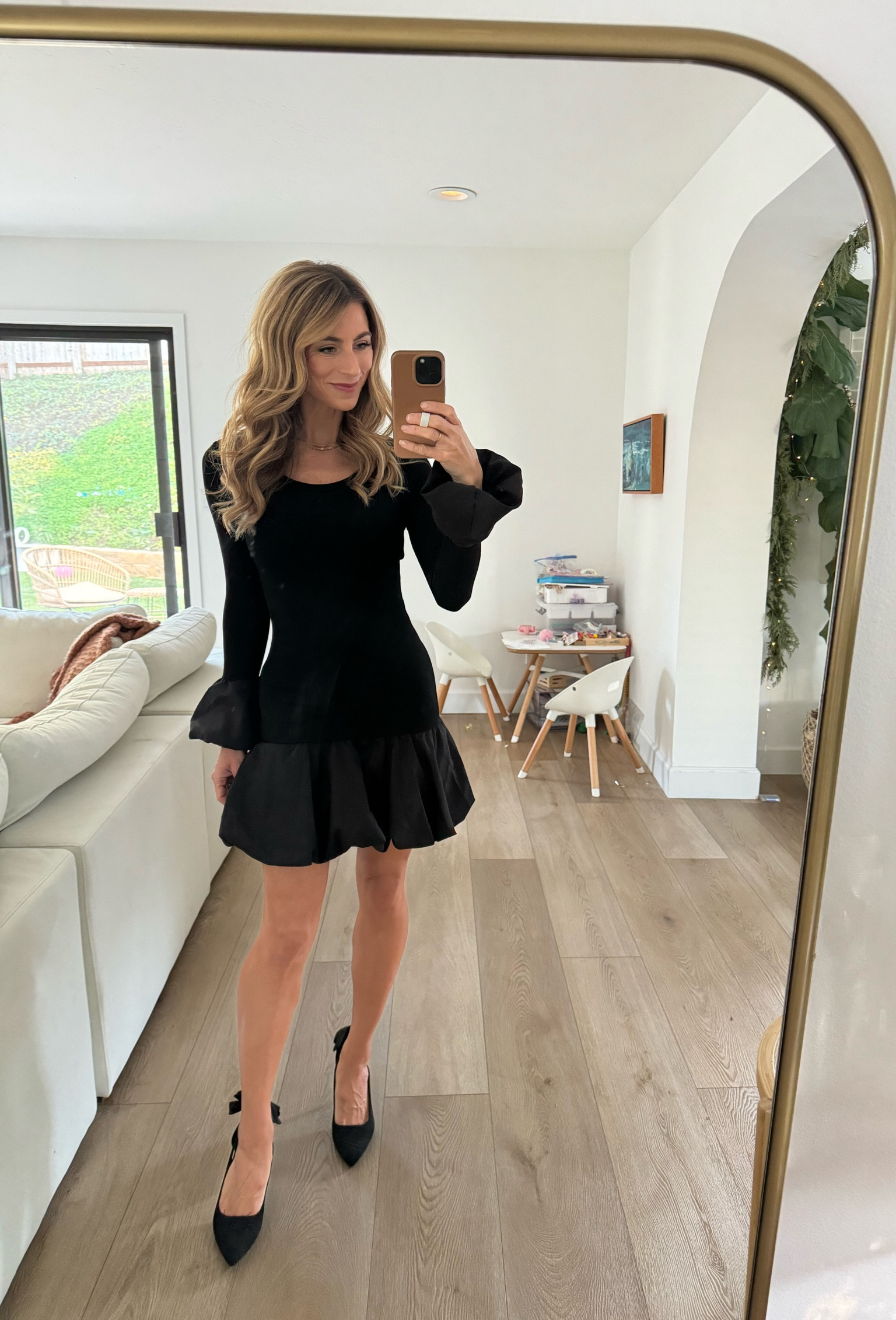 A classy look for a girls night out! I bought this trendy but classy black dress via Amazon last minute for a friend’s birthday. I bought these classy black heels with bows on the back from Amazon too. I took off the straps, but they did come with straps. My bestie gave me the viral westmore beauty body makeup, so i used that on my legs — i was not prepared to be wearing a dress otherwise 😂

Amazon fashion, black dress, Amazon dress, black heels, black heels with bows, Amazon black heels, birthday party outfit, womens dresses, bubble dress 


#LTKFindsUnder100 #LTKBeauty #LTKStyleTip