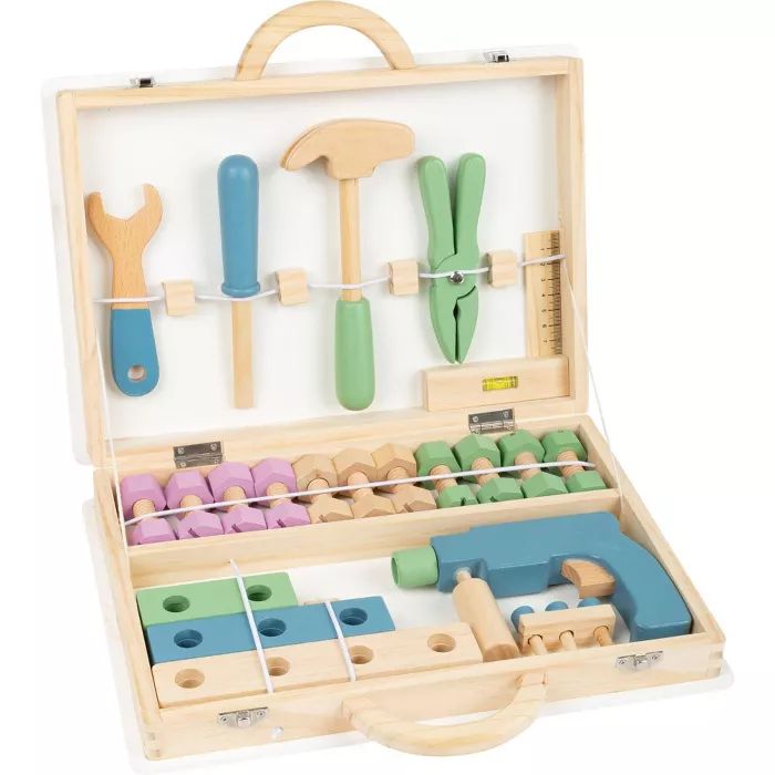 Small Foot Wooden Toys Premium Nordic Toolbox Playset | Target