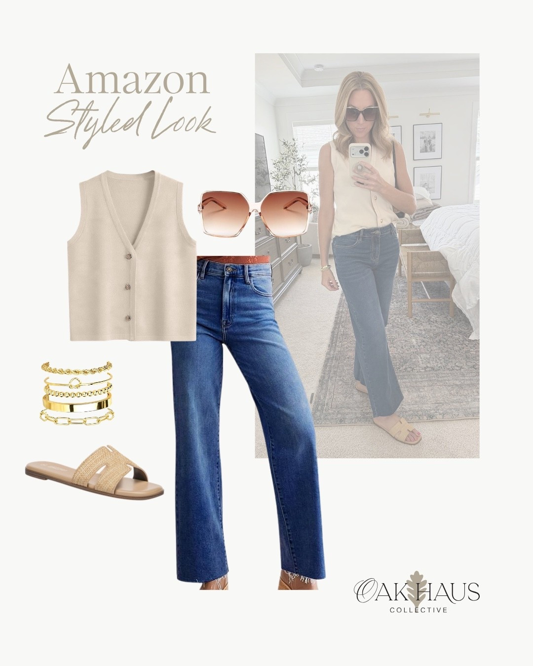 Amazon, fashion, summer, spring, women, jeans, sandals, sunglasses, accessories, jewelry, bracelets, style, chic

#LTKmomlife #LTKgrwm #LTKootd