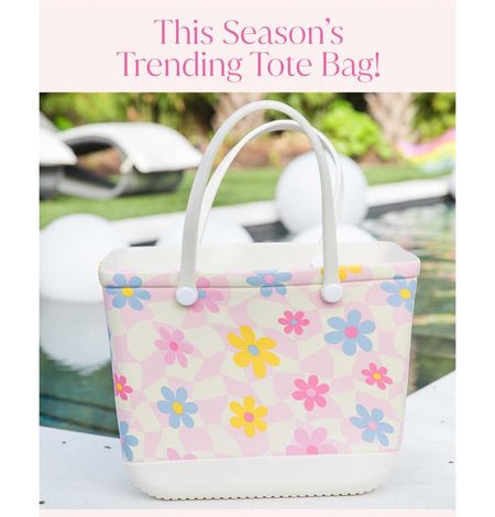 The cutest Bogg Bag dupe from Pink Lily! Floral beach bag. Summer tote bag. 

#LTKItBag