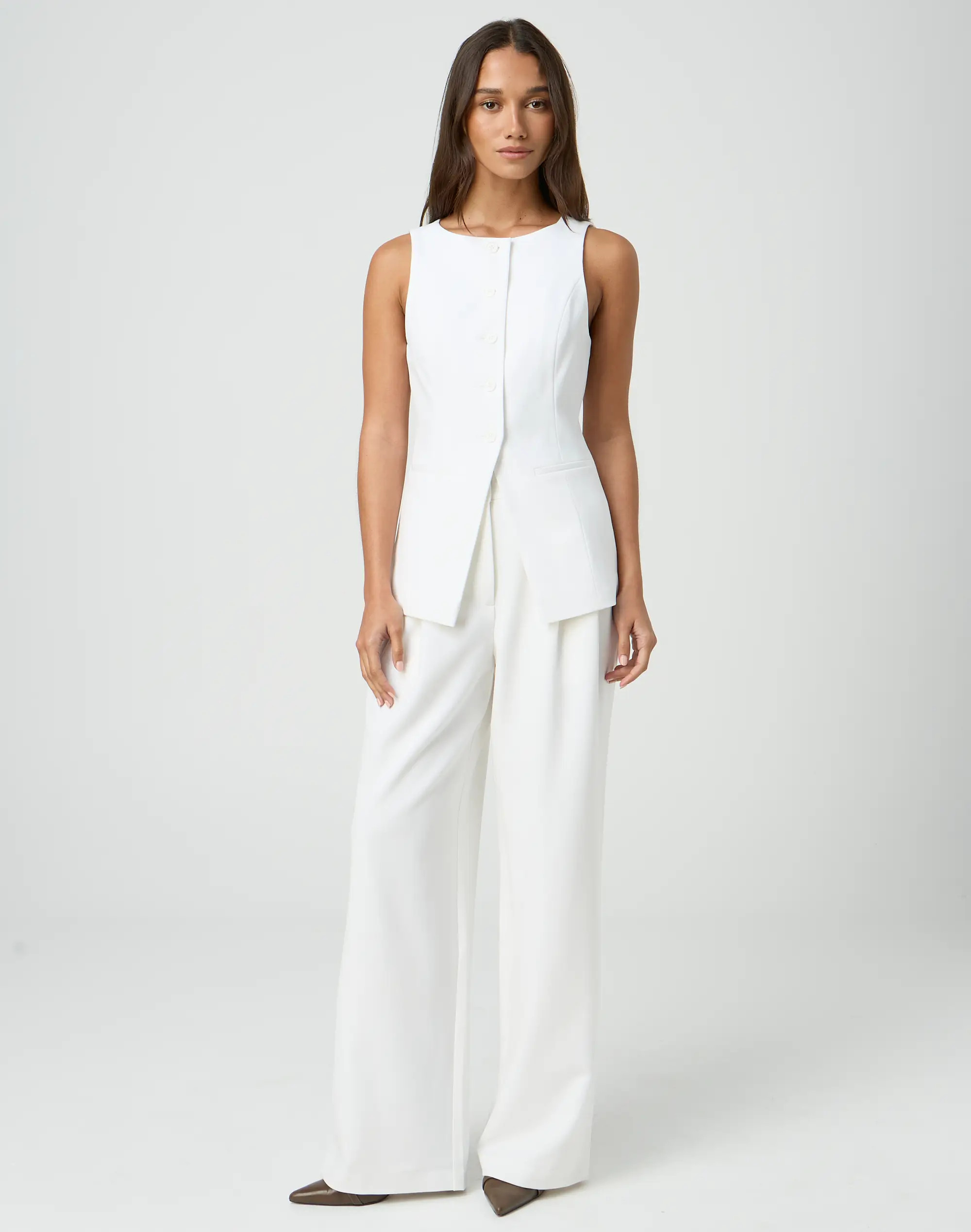 Tailored Wide Leg Pant | Glassons (Australia)